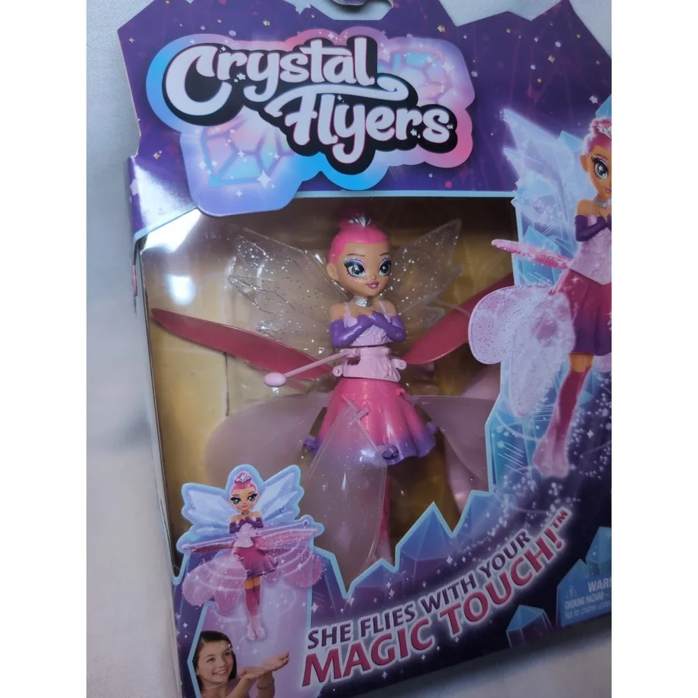 Crystal Flyers Magical Flying Doll with Crystal Wings Interactive Toy